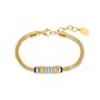 s.Oliver Jewel Damen Armband Armkette Edelstahl IP Gold 2036836