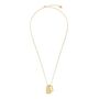 s.Oliver Jewel Damen Kette Halskette Edelstahl IP Gold Dog-Tag 2036841