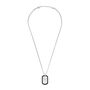s.Oliver Jewel Herren Kette Edelstahl silber Anh�nger Dog-Tag 2036864