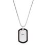 s.Oliver Jewel Herren Kette Edelstahl silber Anh�nger Dog-Tag 2036864