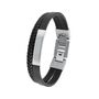 s.Oliver Kids - Boys Armband Edelstahl Leder Jungen 2036870