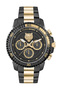 Plein Sport Herren Uhr Multifunktion Analog Quarz POWERLIFT PSPBA0923 Edelstahl