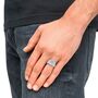 s.Oliver Jewel Herren Ring Edelstahl silber 203685