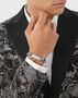 Philipp Plein Herren Armband Armkette Edelstahl silber GOTHIC TAG PJTEA03BL
