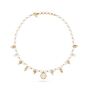 Philipp Plein Damen Kette Halskette Edelstahl IP Gold RHAPSODY PJ8EA06NU