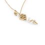 Philipp Plein Damen Kette Halskette Edelstahl IP Gold RHAPSODY PJ8EA05NU