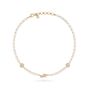 Philipp Plein Damen Kette Halskette Edelstahl IP Gold PLEIN VANITY PJ7EA04NU