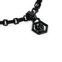 Philipp Plein Herren Kette Halskette Edelstahl IP Black PLEIN ICON CHAIN PJ9EA12NU