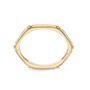 Philipp Plein Damen Armband Armreif Edelstahl IP Gold THE PLEIN CUFF PJ1EA10BL