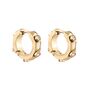Philipp Plein Damen Ohrringe Creolen Edelstahl IP Gold THE PLEIN CUFF PJ1EA25EU