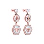 Philipp Plein Damen Ohrringe Edelstahl IP Rose Gold PLEIN MINI LOGO PJ2EA14EU