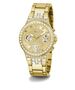 Guess Damen Uhr Armbanduhr Multifunktion MOONLIGHT GW0320L2 Edelstahl gold