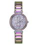 Guess Damen Uhr Armbanduhr LILY GW0528L4 Edelstahl Regenbogenfarben