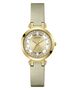 Guess Damen Uhr Armbanduhr CRYSTAL CLEAR GW0535L4 Leder