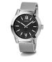 Guess Herren Uhr Armbanduhr CRESCENT GW0629G1 Edelstahl silber