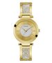 Guess Damen Uhr Armbanduhr AURORA W1288L2 Edelstahl gold