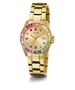 Guess Damen Uhr Armbanduhr OPALINE GW0475L3 Edelstahl gold