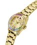 Guess Damen Uhr Armbanduhr OPALINE GW0475L3 Edelstahl gold