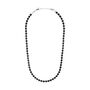 s.Oliver Jewel Herren Kette Edelstahl silber Beads Achat 2038004