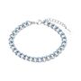 s.Oliver Jewel Damen Armband Armkette Edelstahl silber emailliert blau 2037973