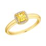 s.Oliver Jewel Damen Ring Silber 925 gold Zirkonia gelb weiss 203783
