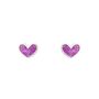 Prinzessin Lillifee Kinder Ohrringe Ohrstecker Silber Herz Emaille 2036441