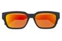 Superdry Herren Sonnenbrille SDS 5004 104 Matte Black / Orange Mirror 