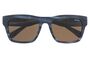 Superdry Herren Sonnenbrille SDS 5011 106 Demin Blue Horn / Solid Brown