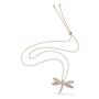 Swarovski Damen Kette Halskette Edelstahl ros�gold  Libelle Kristalle 5524856