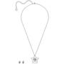 Swarovski Damen Schmuckset Halskette Ohrstecker Kristalle Stella 5622729