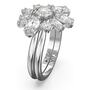 Swarovski Damen Ring Metall Silber Kristall GEMA-RING-SILBER