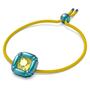 Swarovski Damen Armband Textil Dulcis blau Kristall gelb 5613667