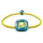Swarovski Damen Armband Textil Dulcis blau Kristall gelb 5613667