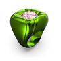 Swarovski Damen Ring Edelstahl Kristall DULCIS Gr�n-Rosa