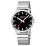 Mondaine Herren Uhr Classic Armbanduhr 40 mm A660.30360.16SBW Edelstahl
