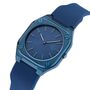 Adidas Unisex Uhr CITY TECH THIN Silikon blau AOFH24001