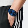 Adidas Unisex Uhr CITY TECH THIN Silikon blau AOFH24001