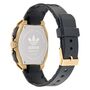Adidas Unisex Uhr Chrono CITY TECH THREE Silikon schwarz AOFH24018