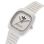 Adidas Unisex Uhr RETRO WAVE ONE Keramik wei� AOSY24030