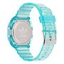 Adidas Unisex Uhr DIGITAL TWO CRYSTAL Kunststoff blau AOST24065