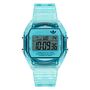 Adidas Unisex Uhr DIGITAL TWO CRYSTAL Kunststoff blau AOST24065