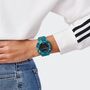 Adidas Unisex Uhr CITY TECH TWO GRFX Kunststoff blau AOST24077