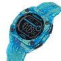 Adidas Unisex Uhr CITY TECH TWO GRFX Kunststoff blau AOST24077