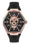 Philipp Plein Herren Uhr Analog Quarz THE $KULL SPIKES PWPWA0124 Silikon