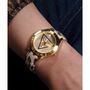 Guess Damen Uhr Armbanduhr GLITZ PLAQUE GW0745L2 Leder