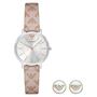 Emporio Armani Damen Armbanduhr Uhr AR80007 Watch Ohrringe Geschenkset 