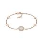 Fossil Damen Armband Armkette Edelstahl Ros�gold Zirkonia JF03264791 