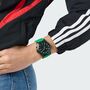 Adidas Unisex Uhr EXPRESSION TWO CHRONO Silikon grn AOFH24522