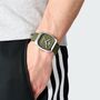 Adidas Unisex Uhr RETRO WAVE ONE Leder grn AOSY24526