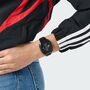 Adidas Unisex Uhr RETRO WAVE TWO CHRONO Silikon schwarz AOSY24533